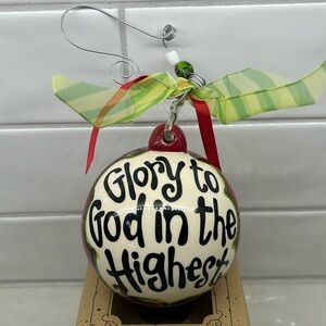 New Glory Haus Glory to God in the Highest Christmas ornament